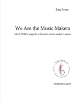 We Are the Music Makers SSAATTBB choral sheet music cover